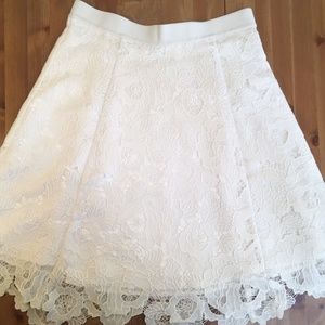 Isaac Mizrahi Live Lace Skirt